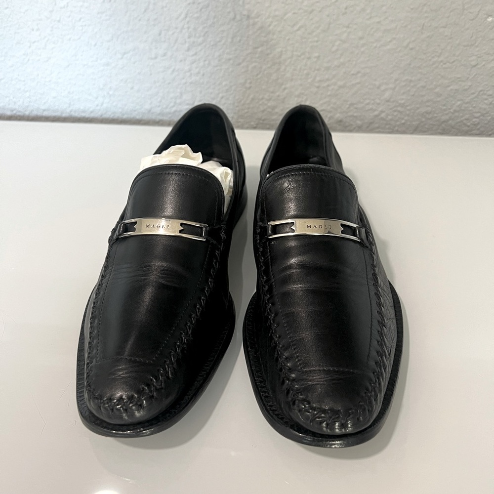 Bruno Magli leather loafers